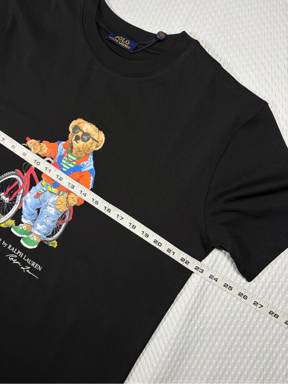 Men’s Polo Ralph Lauren Polo Bear T-Shirt Black Men’s Large Regular Fit - Picture 3 of 4